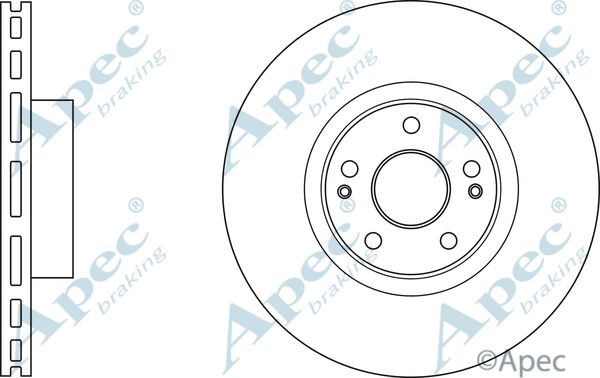 APEC BRAKING stabdžių diskas DSK3028